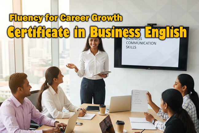 Certificate in Business English – Fluency for Career Growth