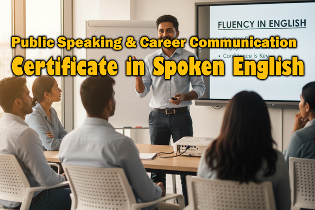 Certificate in Spoken English – Public Speaking & Career Communication